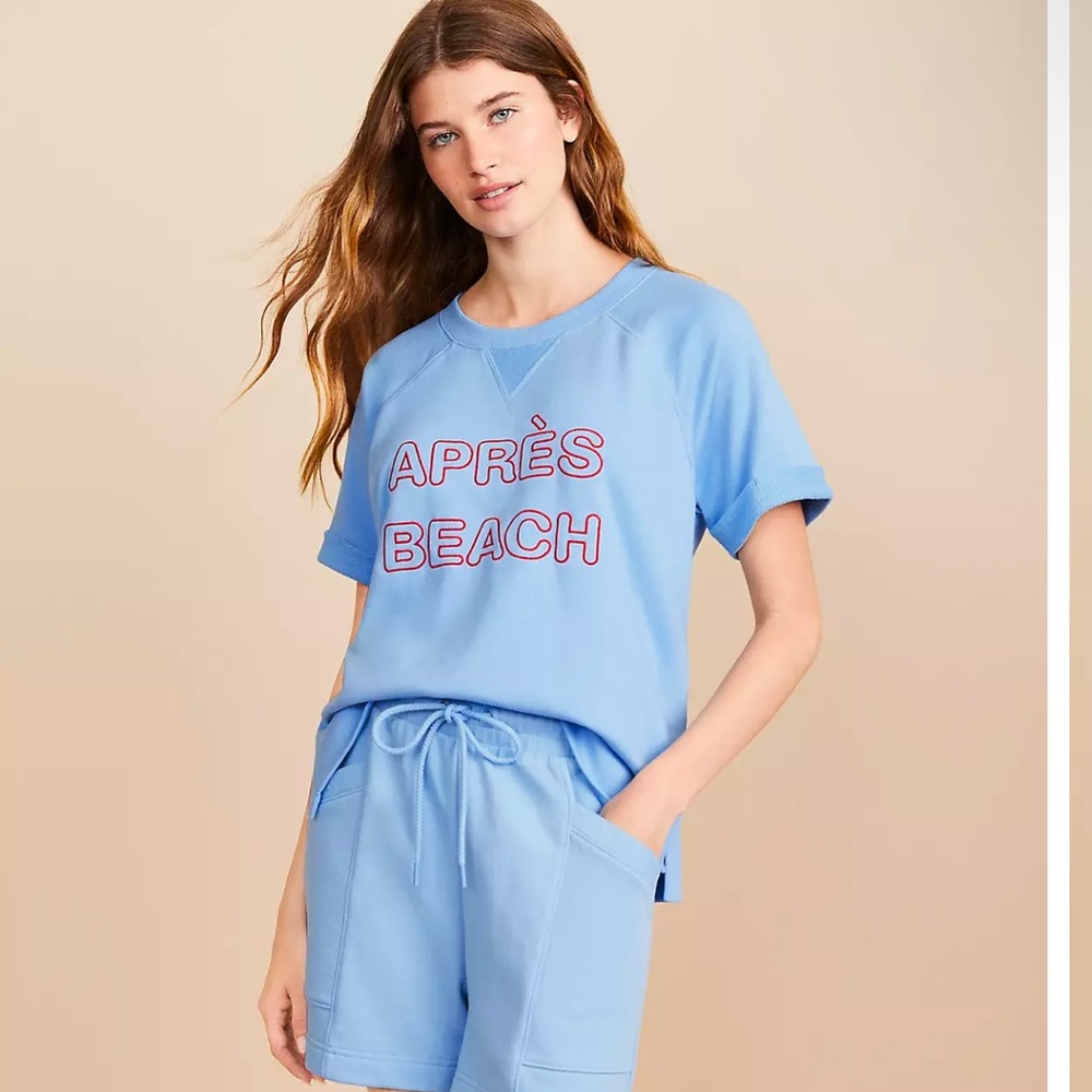 LOU AND GREY - Blue Après Beach Sweatshirt